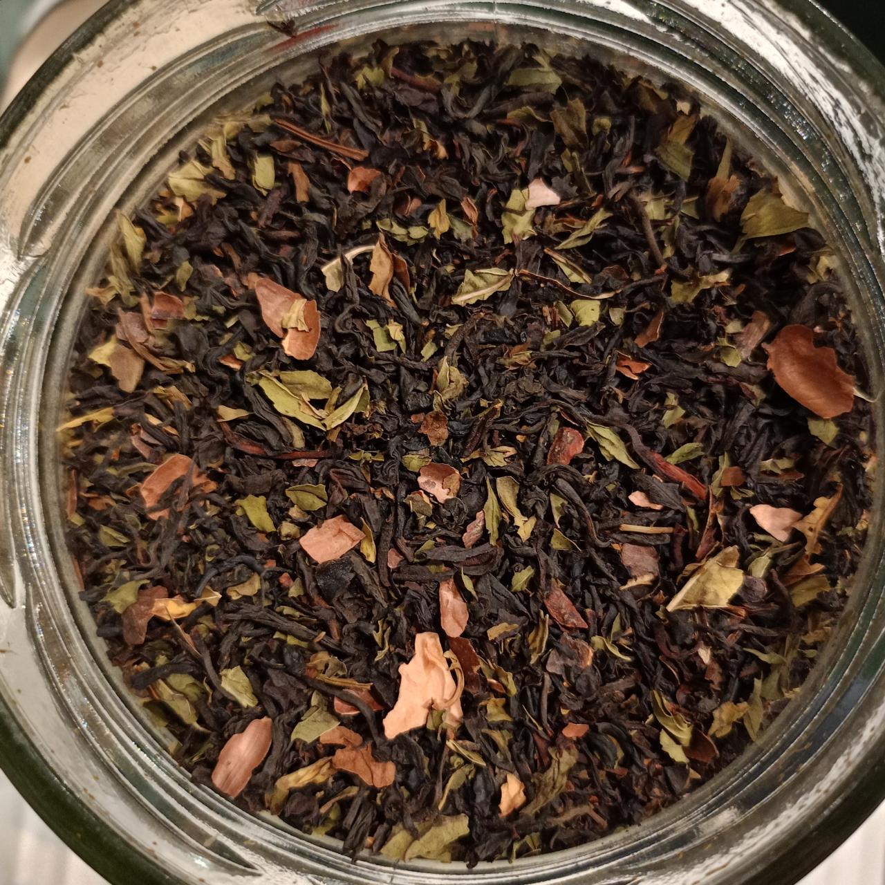té negro choco menta