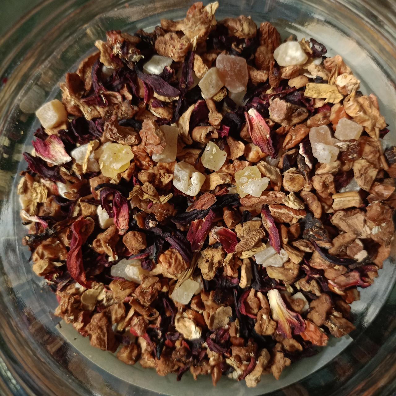 Infusion melocoton rojo