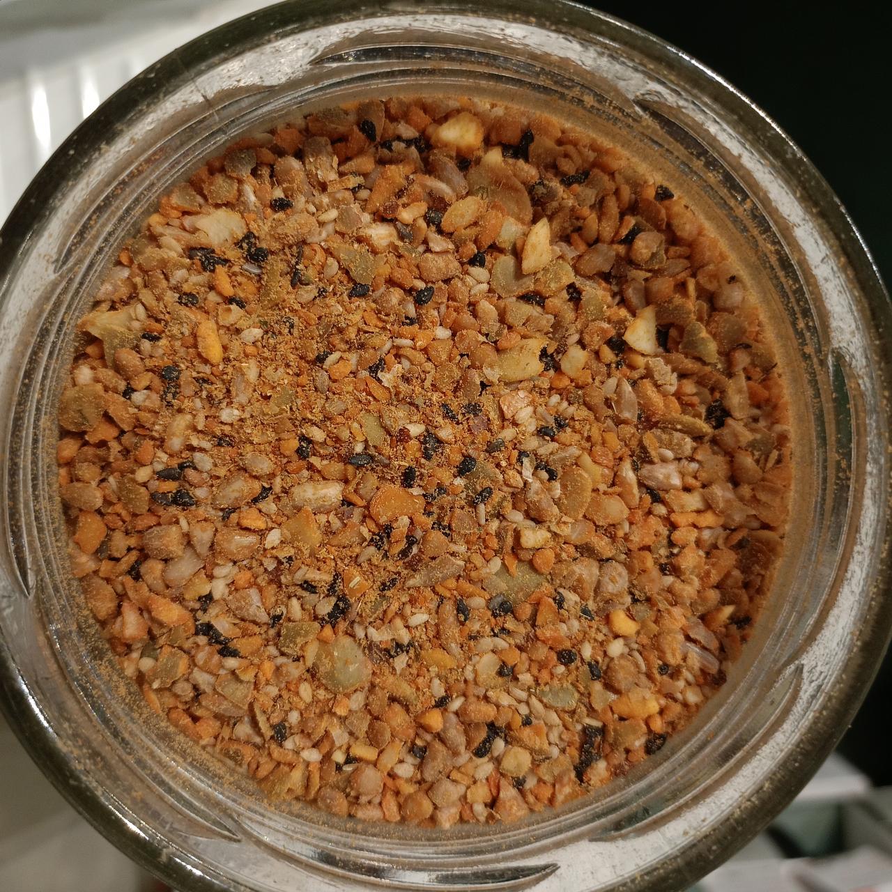 Dukkah pipas y almendras