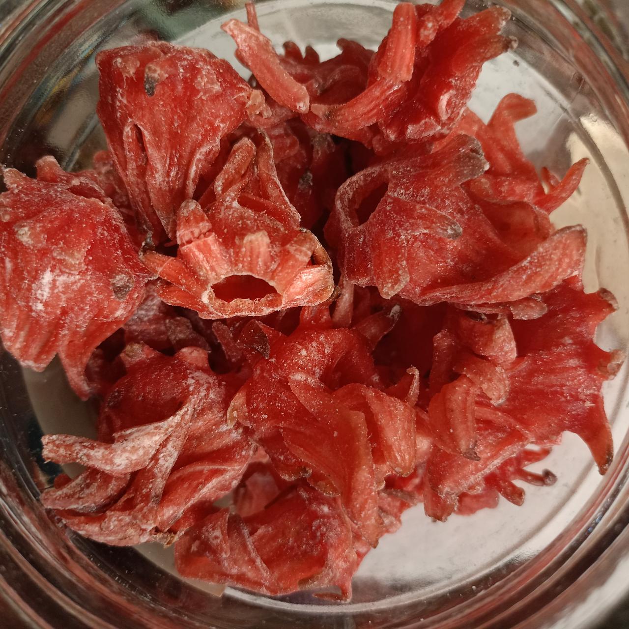 Flor de Hibiscus dulce con azucar