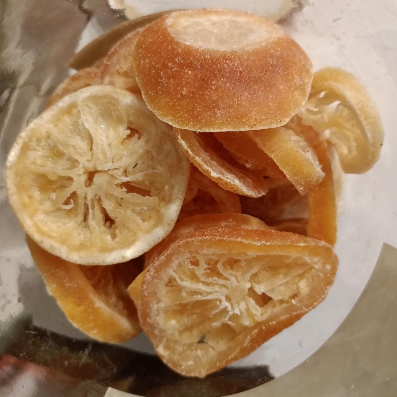 naranja rodaja con azucar