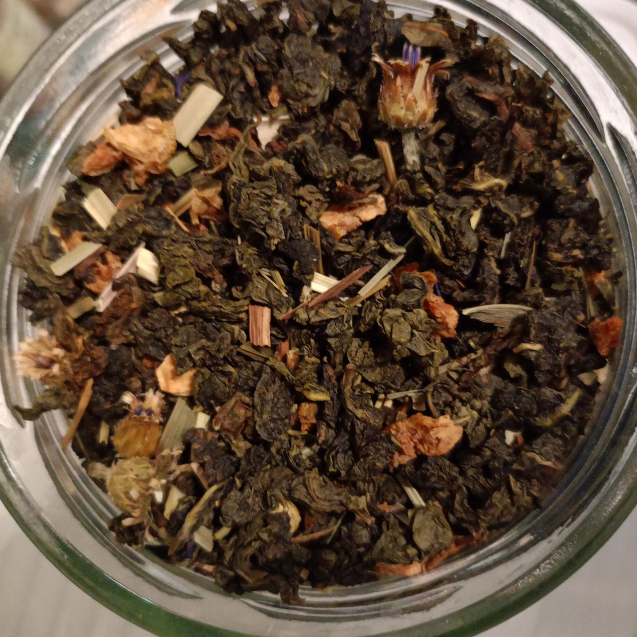 Té azul Oolong tarta de limón 