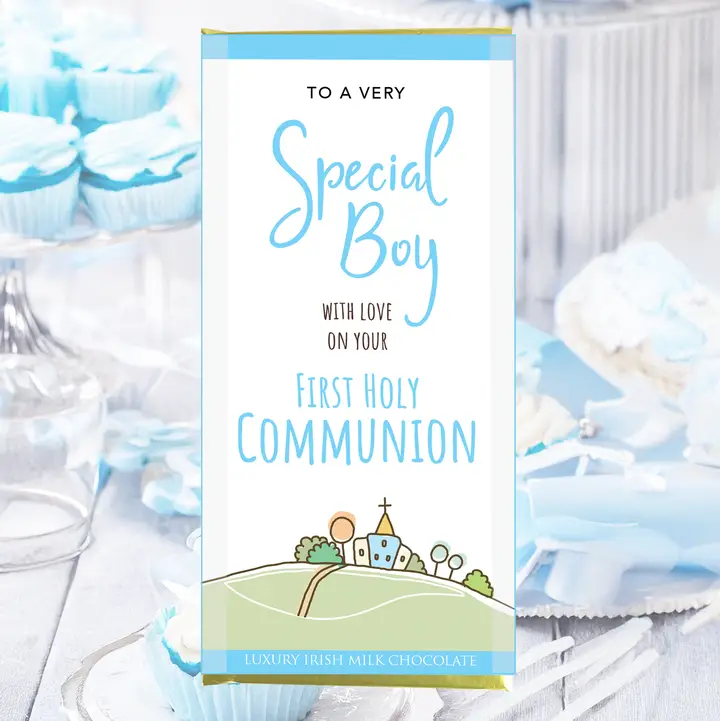 Wonka Bar: First Holy Communion boy