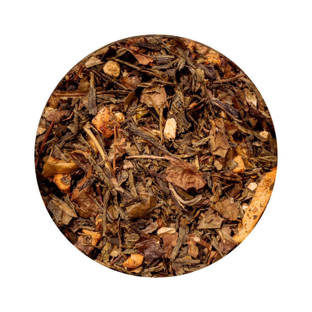 té verde manzana y jengibre