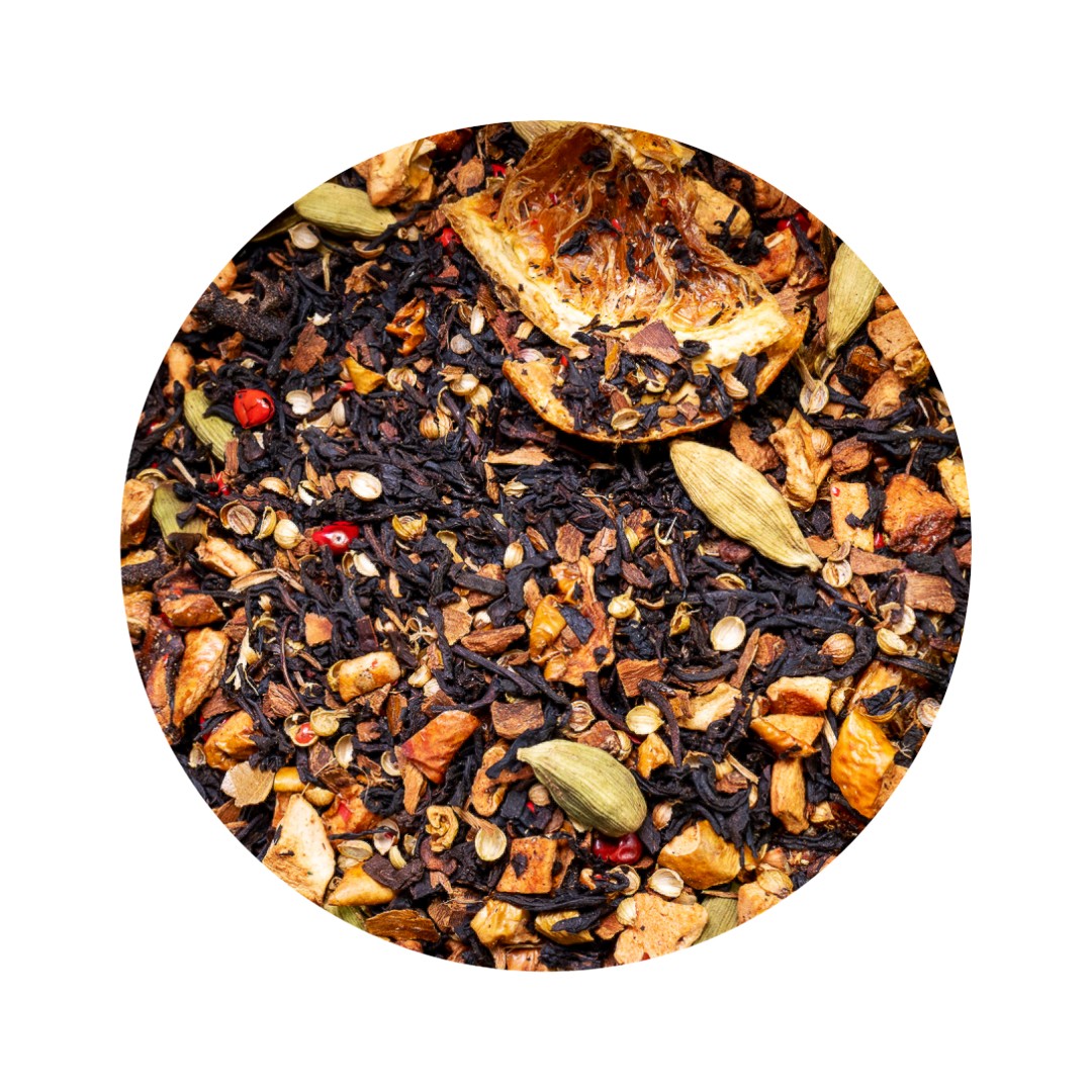 te negro galleta de naranja